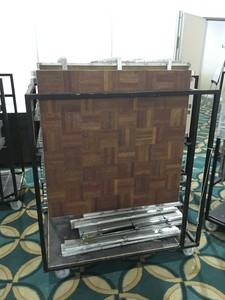 Thumbnail image of Portable Floormakers Ltd. 15ft x 15ft Florlok Portable Dance Floor (Brazilian Ch