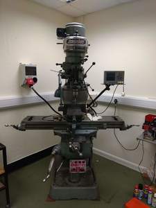 Thumbnail image of Bridgeport Milling Machine Mill Engineering + Versatool Cabinet + Accessories