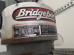 Thumbnail image of Bridgeport Milling Machine Mill Engineering + Versatool Cabinet + Accessories