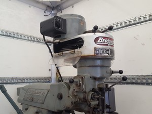 Thumbnail image of Bridgeport Milling Machine Mill Engineering + Versatool Cabinet + Accessories