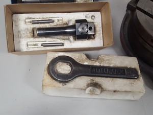 Thumbnail image of Bridgeport Milling Machine Mill Engineering + Versatool Cabinet + Accessories
