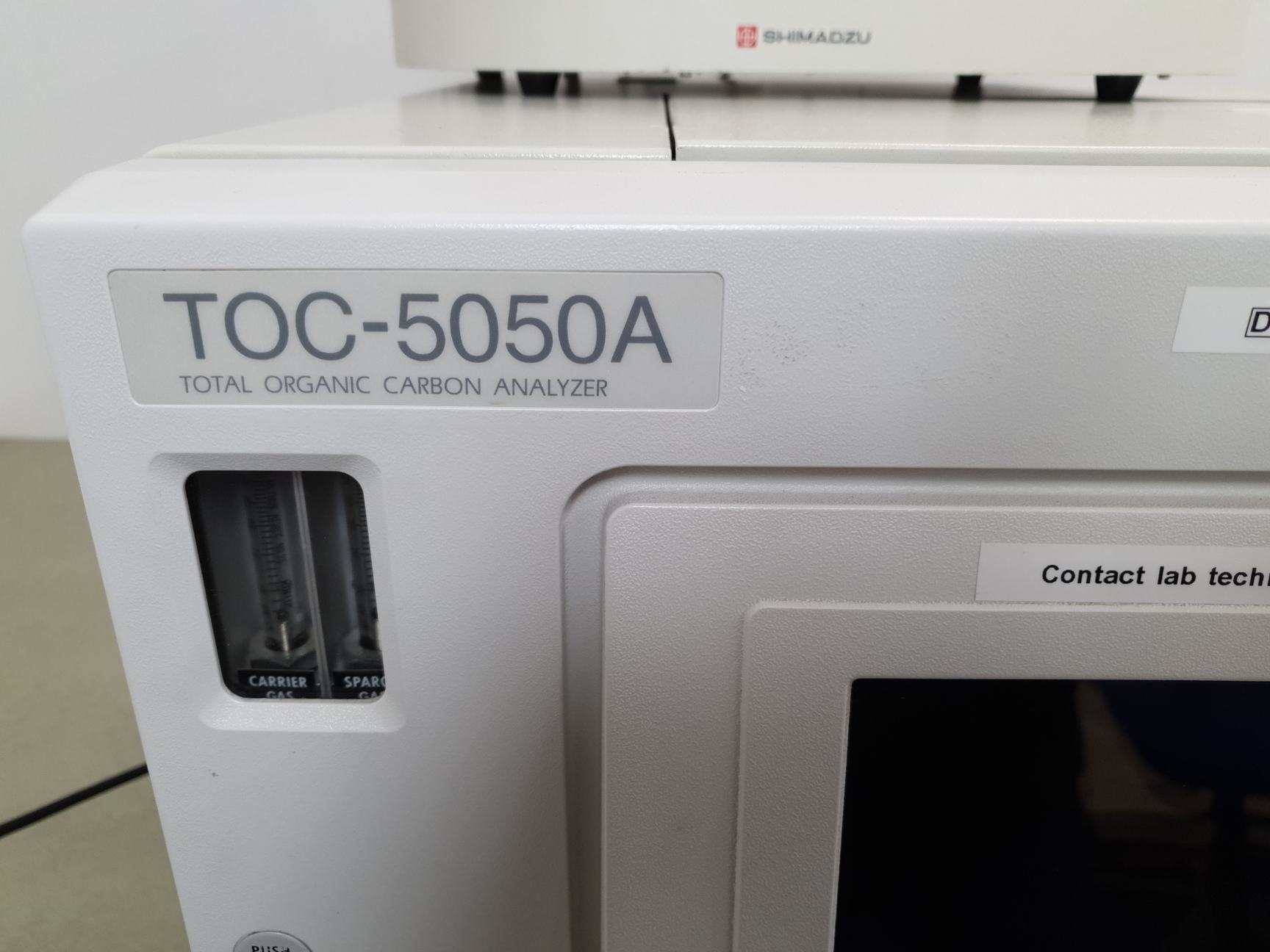 Image of TOC-5050A SHIMADZU Total Organic Carbon Analyzer with ASI-5000A-S-P Autosampler