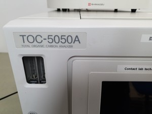 Thumbnail image of TOC-5050A SHIMADZU Total Organic Carbon Analyzer with ASI-5000A-S-P Autosampler