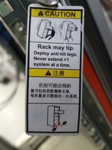 Thumbnail image of SUN Microsystems Computer Rack Cabinet with Power Supply and Anti-tilt Legs