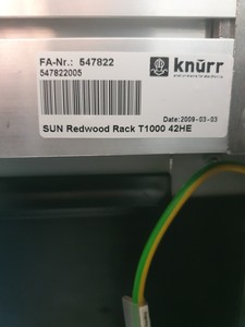 Thumbnail image of SUN Microsystems Computer Rack Cabinet with Power Supply and Anti-tilt Legs