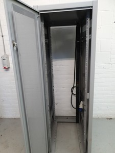 Thumbnail image of Computer Rack Cabinet with APC Power Supply