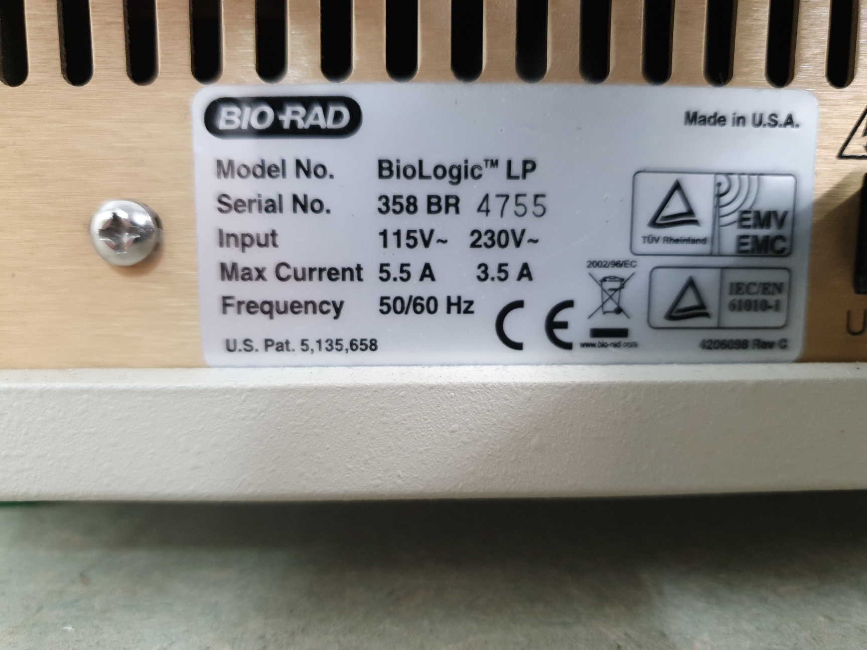 Biologic Lp BIO-RAD BioLogic LP Low-pressure Liquid Chromatography System ...