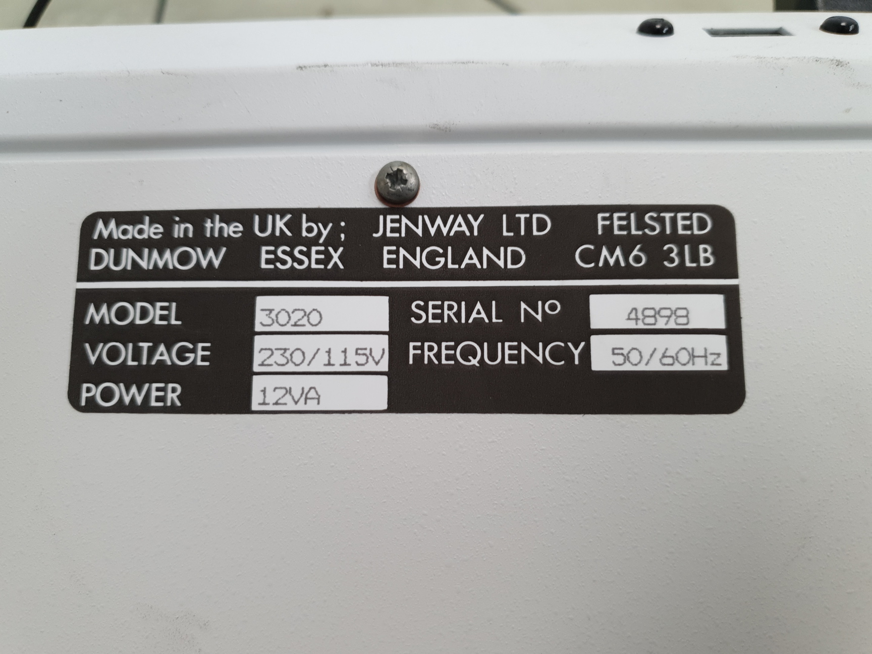 Image of JENWAY Model: 3020 pH Meter