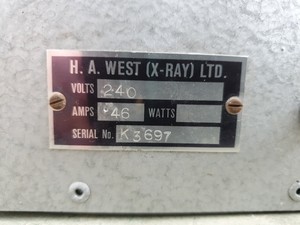 Thumbnail image of Vintage X-Ray Viewer Light Box Wall Mounted