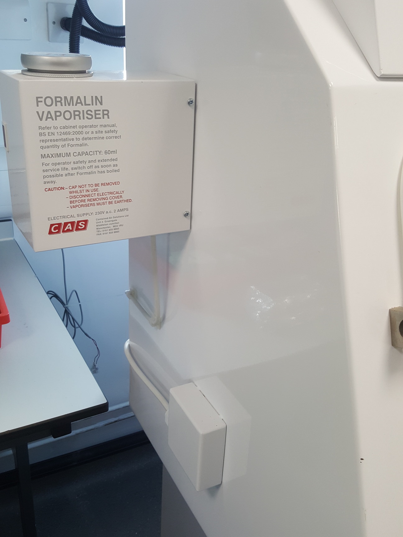 Image of CAS BioMat 1 Class 1 Microbiological Safety Cabinet Lab