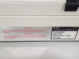 Thumbnail image of UVP TM-20 Bench Top UV Dual Intensity Transilluminator 575 / 974nm Lab