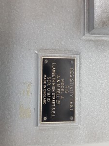 Thumbnail image of 2x A & M Fell Model A Resistivity Test Rig Lab 