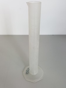 Thumbnail image of Large Lot of Plastic Graduated Cylinders, Beakers, Bases & Other Misc Lab Items