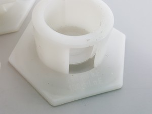 Thumbnail image of Large Lot of Plastic Graduated Cylinders, Beakers, Bases & Other Misc Lab Items