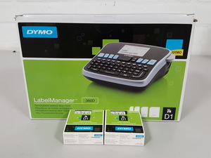 Thumbnail image of Dymo LabelManager 360D Label Maker With 2x D1 Cassette Ribbons