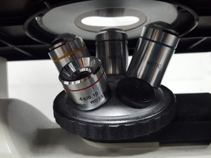 Thumbnail image of Motic AE30 Inverted Binocular Microscope + 4 Motic Objectives