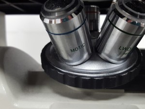 Thumbnail image of Motic AE30 Inverted Binocular Microscope + 4 Motic Objectives