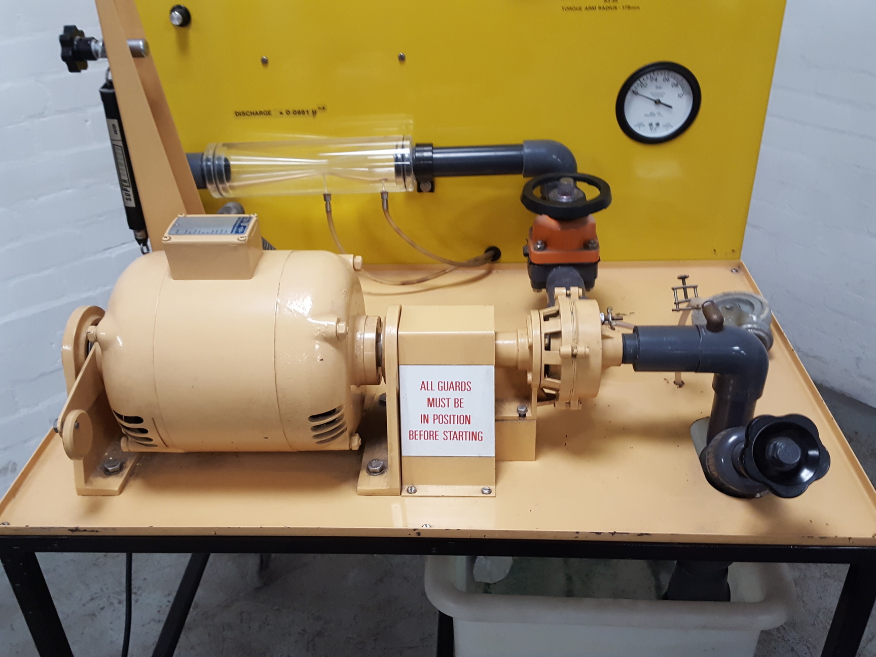 Image of Plint & Partners Centrifugal Pump Test Set Rig TE. 47 Lab