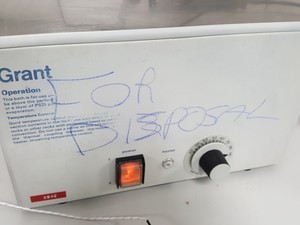 Thumbnail image of Grant JB1 Unstirred Heating Water Bath Lab 