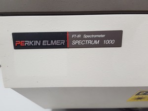 Thumbnail image of Perkin Elmer Spectrum 1000 FT-IR Spectrophotometer L118-N000 Lab Spares Repairs