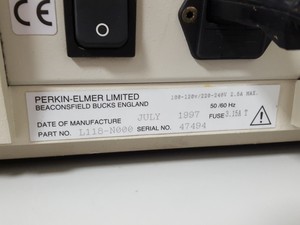 Thumbnail image of Perkin Elmer Spectrum 1000 FT-IR Spectrophotometer L118-N000 Lab Spares Repairs