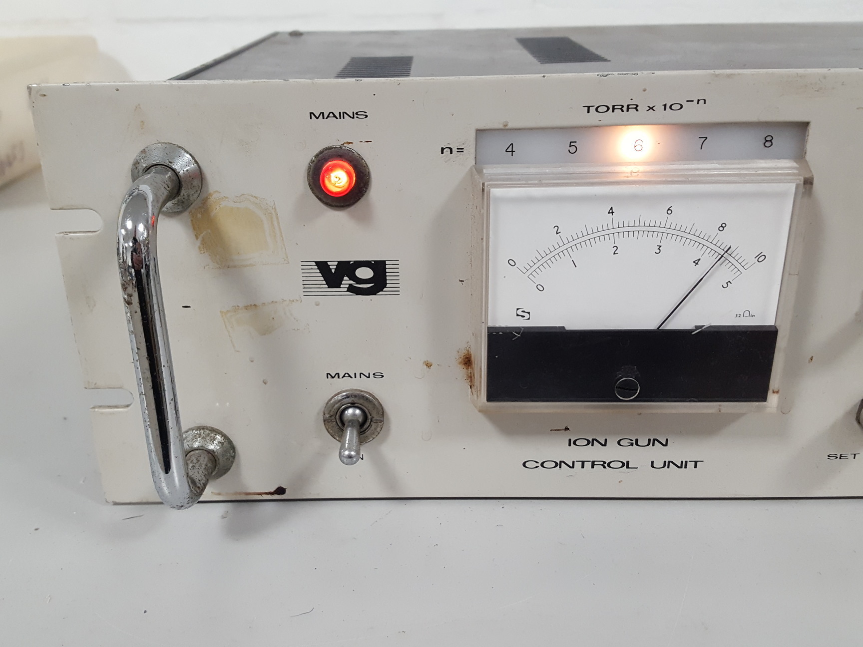 V.G Electronics AGS1 Ion Gun Control Unit Vacuum UHV