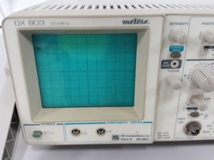 Thumbnail image of Metrix OX803B Analogue Oscilloscope Lab