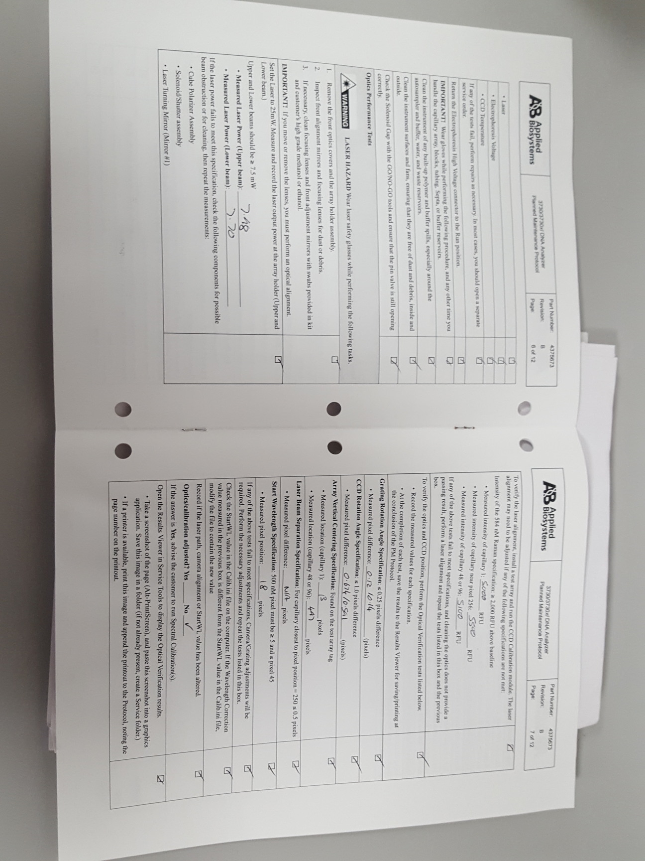 Image of 3730 / 3730XL Applied Biosystems DNA Analyser Data Collection Software v3.0 Lab