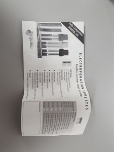 Thumbnail image of 50x Equibio ECU-102 Individually Wrapped Electroporation 2mm Cuvettes