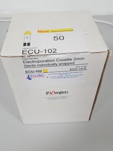 Thumbnail image of 50x Equibio ECU-102 Individually Wrapped Electroporation 2mm Cuvettes