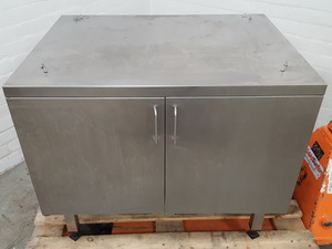 Thumbnail image of Two Door Stainless Steel Cabinet / Cupboard Workbench