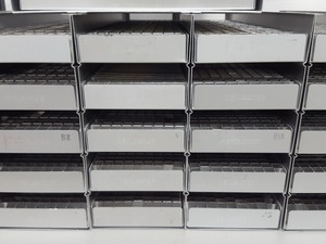 Thumbnail image of Lot of 6 Denley Stainless Steel Lab Freezer Racks Tray