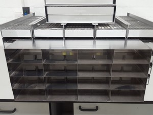 Thumbnail image of Lot of 6 Denley Stainless Steel Lab Freezer Racks Tray