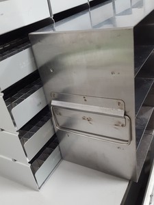 Thumbnail image of Lot of 6 Denley Stainless Steel Lab Freezer Racks Tray