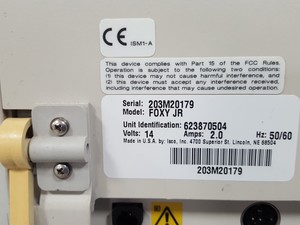Thumbnail image of Dionex FC144 Foxy Jr. Lab Fraction Collector