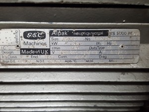 Thumbnail image of Edwards E2M80 High Vacuum Mechanical Pump Lab