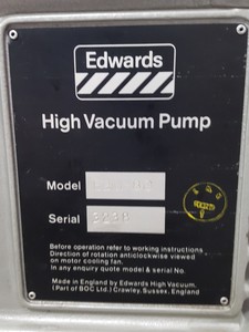 Thumbnail image of Edwards E2M80 High Vacuum Mechanical Pump Lab