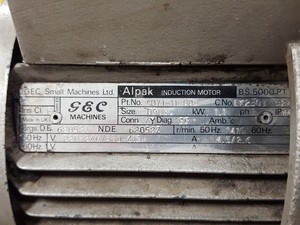 Thumbnail image of Edwards E2M40 High Vacuum Mechanical Pump Lab