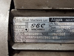Thumbnail image of Edwards E2M40 High Vacuum Mechanical Pump Lab