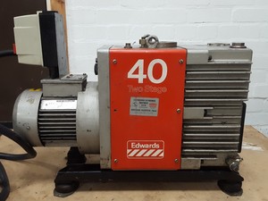 Thumbnail image of Edwards E2M40 High Vacuum Mechanical Pump Lab