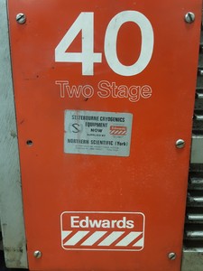 Thumbnail image of Edwards E2M40 High Vacuum Mechanical Pump Lab