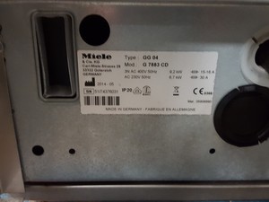 Thumbnail image of Miele Professional G 7883 CD G7883CD Laboratory Glassware Washer Dishwasher Lab
