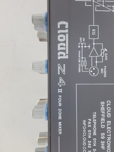 Thumbnail image of Cloud Z4-II Four Zone Venue Mixer Sound Equipment