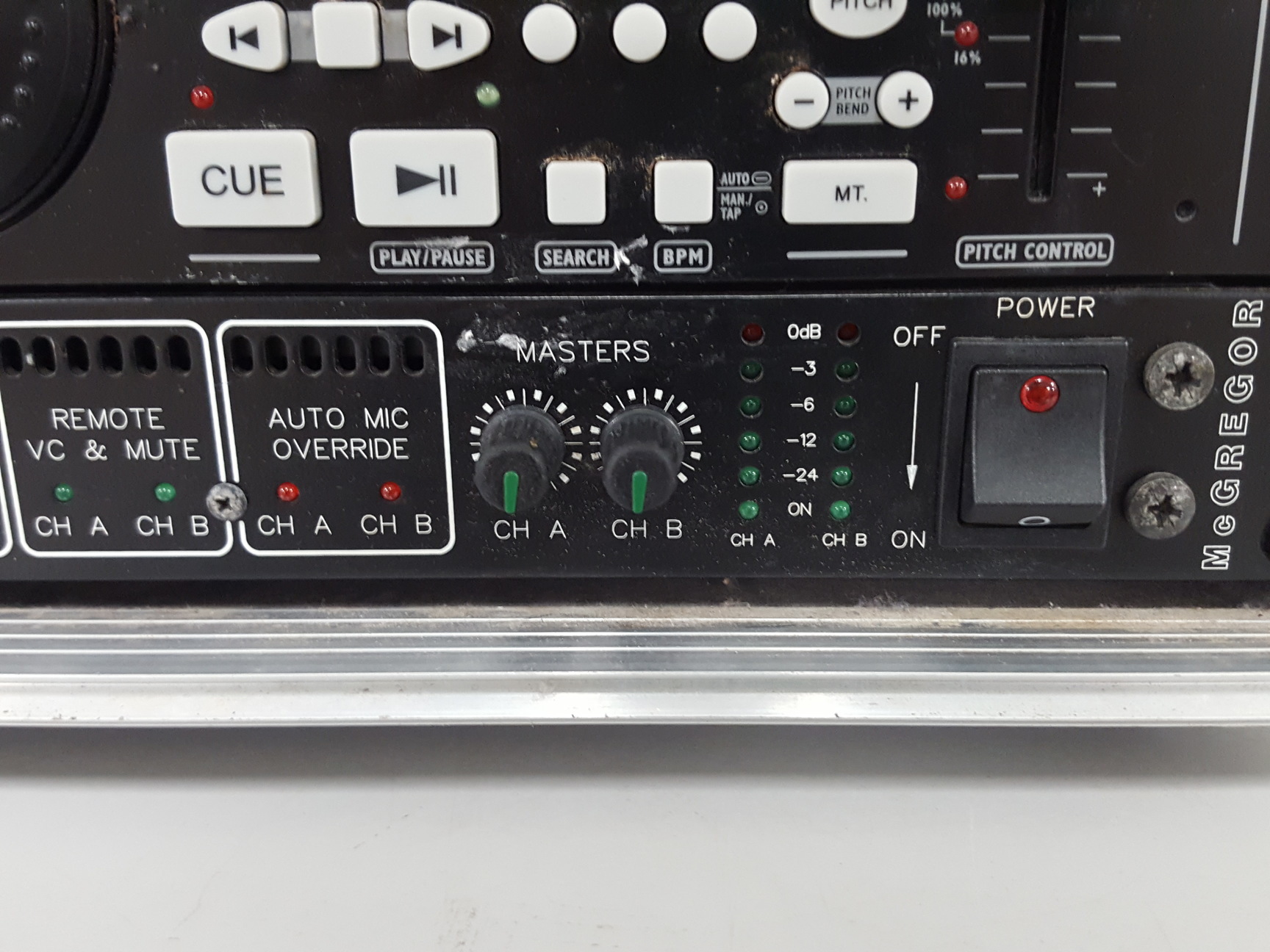 Image of IMG StageLine CD-196USB CD & MP3 Player + McGregor DA Series Mixer