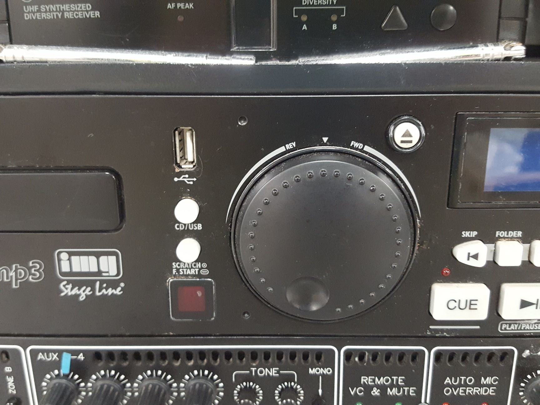 Image of IMG StageLine CD-196USB CD & MP3 Player + McGregor DA Series Mixer