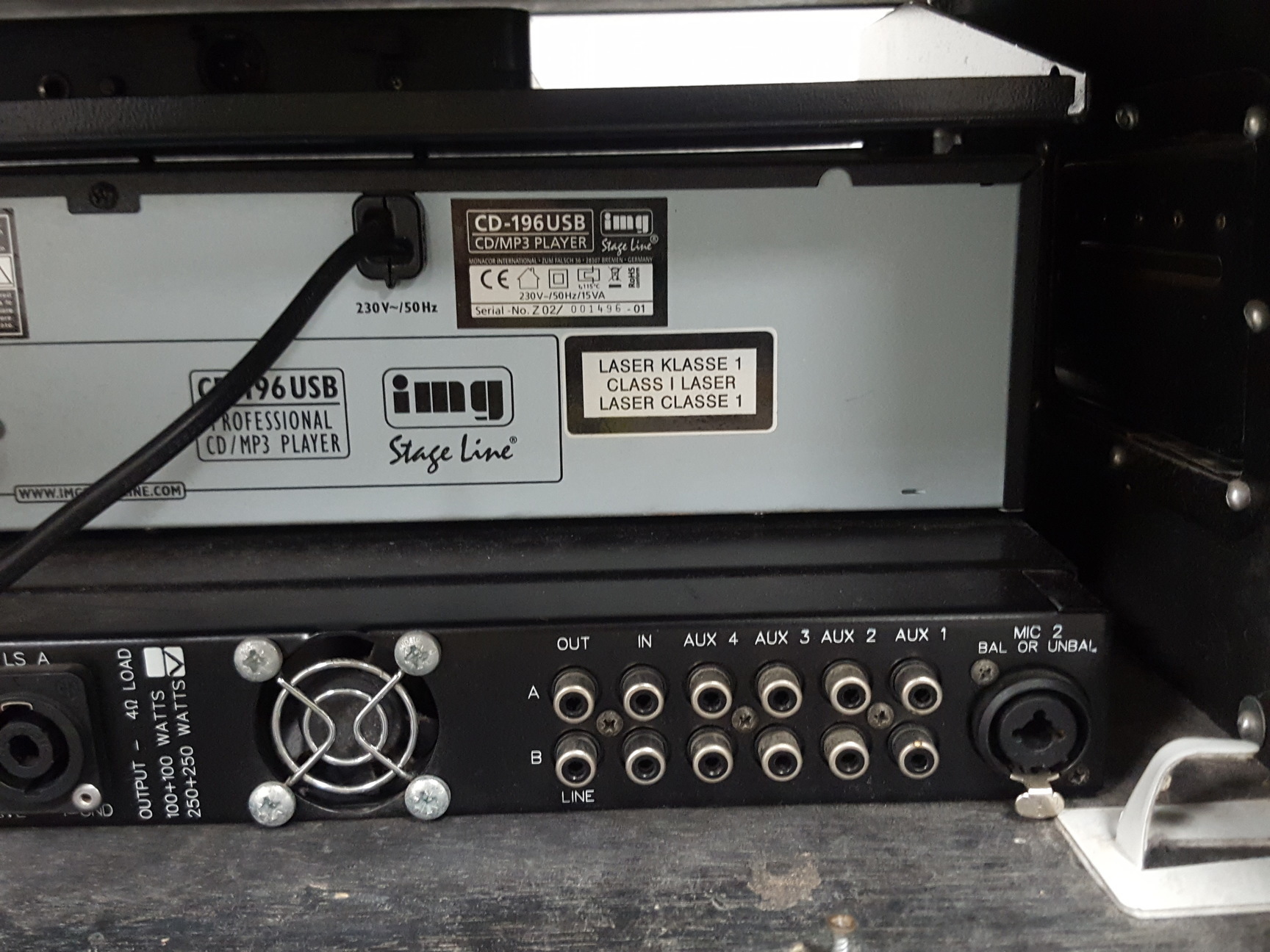 Image of IMG StageLine CD-196USB CD & MP3 Player + McGregor DA Series Mixer