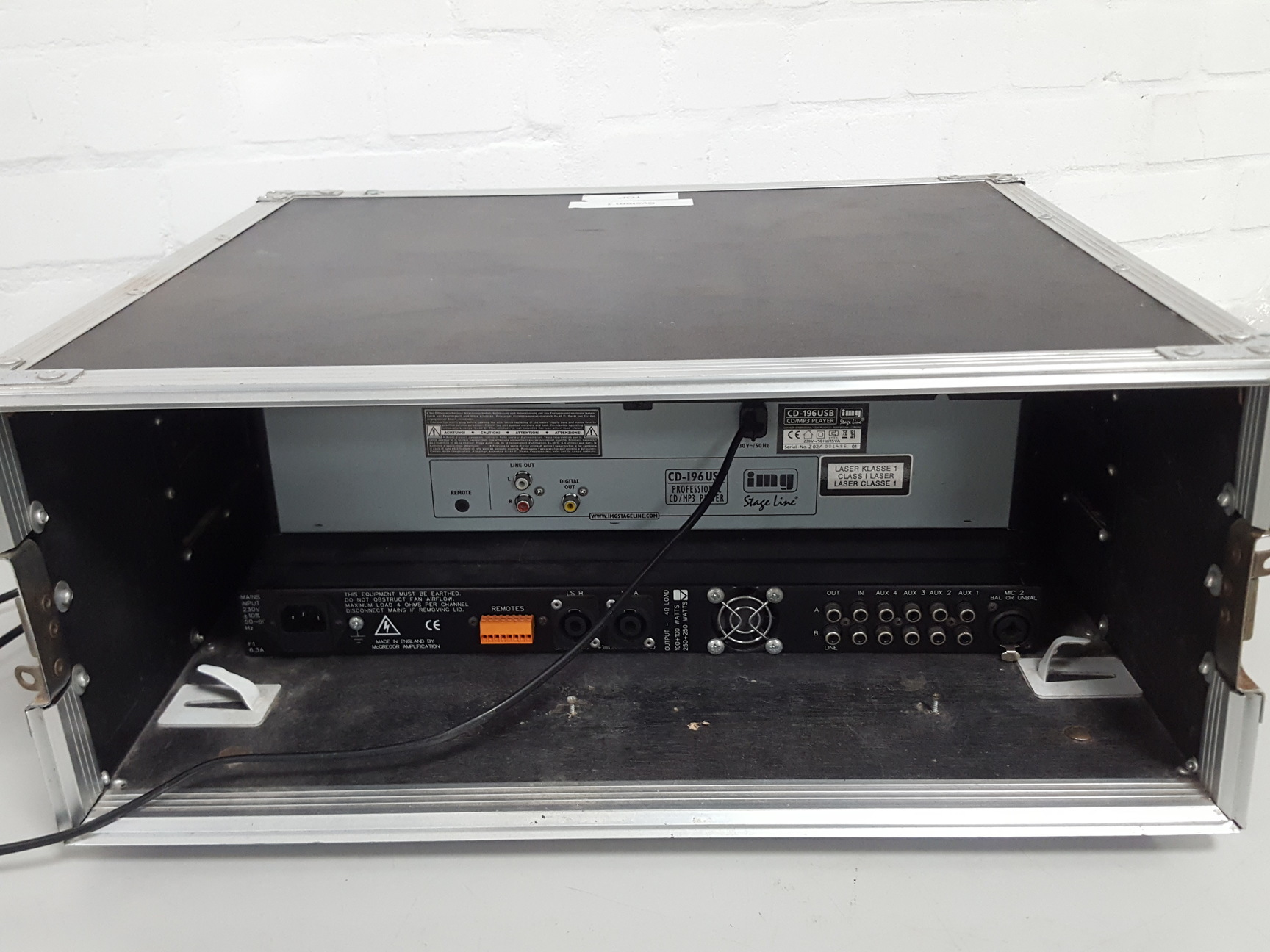 Image of IMG StageLine CD-196USB CD & MP3 Player + McGregor DA Series Mixer