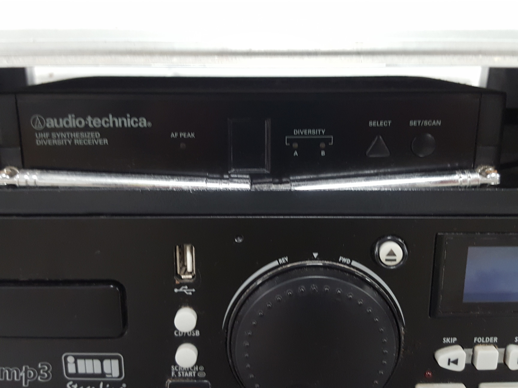 Image of IMG StageLine CD-196USB CD & MP3 Player + McGregor DA Series Mixer