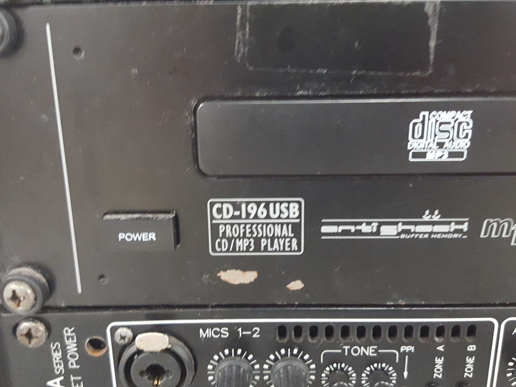 Image of IMG StageLine CD-196USB CD & MP3 Player + McGregor DA Series Mixer