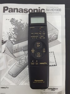 Thumbnail image of Panasonic NV-HD100B Video Cassette Recorder + Remote & Manual